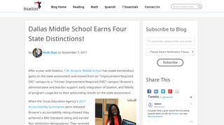 Dallas Middle School Earns Four State Distinctions! - Istation Blog