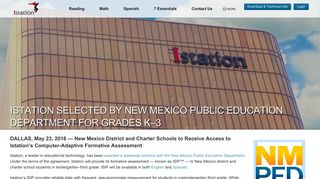 Istation - Istation Selected by New Mexico Public Education ...