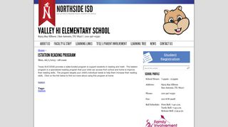 Istation Reading Program | Valley Hi Elementary School - NISD