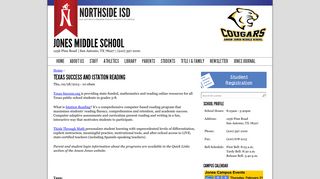 Texas SUCCESS and Istation Reading | Jones Middle School - Nisd