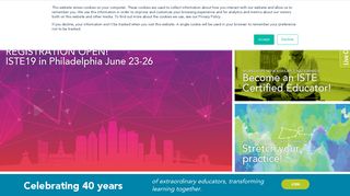 ISTE - International Society for Technology in Education | Edtech