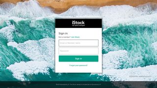 Sign in | iStock