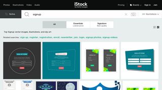 Royalty Free Signup Clip Art, Vector Images & Illustrations - iStock