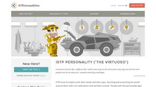 ISTP Personality (“The Virtuoso”) | 16Personalities
