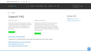 Support / FAQ - iStreamItAll | Television & Movie Streaming Anywhere ...