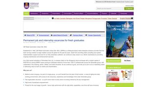 Permanent job and internship vacancies for ... - UiTM Student Portal