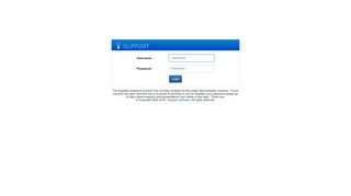 iSupport Mobile - Login - iSupport Software