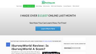 iSurveyWorld Review: Is iSurveyWorld A Scam? | Full Time Job From ...