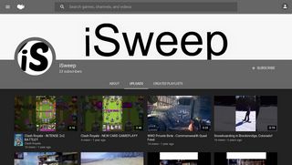 iSweep - YouTube Gaming