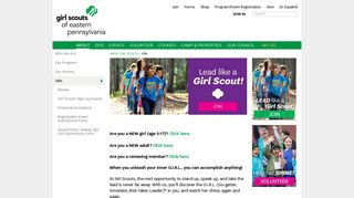 Join Girl Scouts, sign up today!