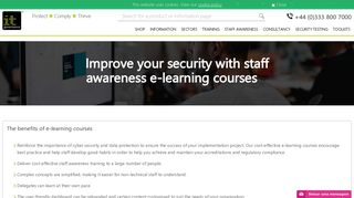E-learning Staff Awareness Courses | IT Governance Ltd