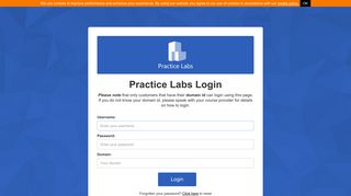 Practice Labs Login