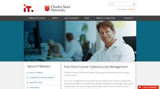 Free Short Course: Cybersecurity Management | IT Masters