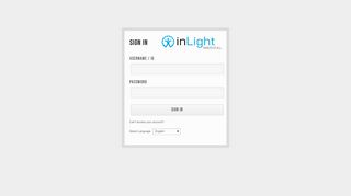Login Page | Distributor Center 5.0 - Inlight Medical