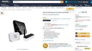 SALUS IT500 Internet Controlled Thermostat: Amazon.co.uk: DIY ...