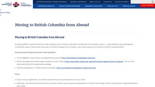 Moving to British Columbia from Abroad - CAF-FCA » CAF-FCA