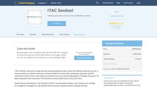 ITAC Sentinel Reviews | Identity Theft Companies | Best Company