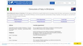Italy Consulate in Brisbane