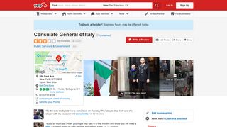 Consulate General of Italy - 28 Photos & 69 Reviews - Public Services ...