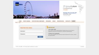Itaú BBA Events: Login | 11th Annual Latam Conference in London