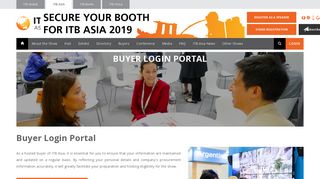 Buyer Login Portal - ITB Asia