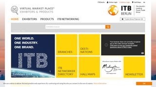 ITB Berlin Virtual Market Place: Exhibitors & Products