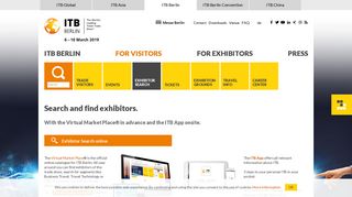 ITB Berlin - Exhibitor Search