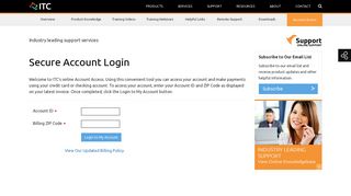 Account Login - Insurance Technologies Corporation