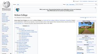 Itchen College - Wikipedia