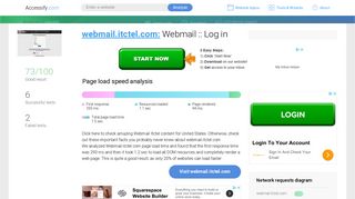 Access webmail.itctel.com. Webmail :: Log in