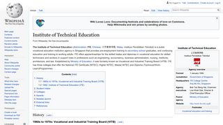 Institute of Technical Education - Wikipedia
