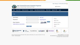 Login - ITEC :Indian Technical and Economic Cooperation