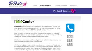 iTeleCenter | COA Network Products & Services