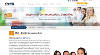 iTell | Language Lab Software, Language Laboratory | Overview - Orell