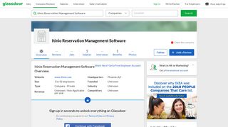 Working at Itinio Reservation Management Software | Glassdoor