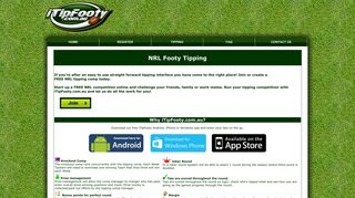 Footy tipping - NRL tipping competitions