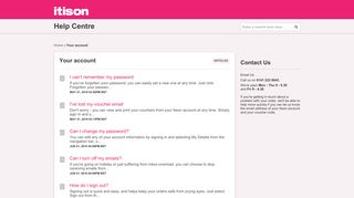 itison | Your account