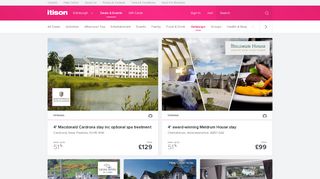 Getaways - The best deals in Edinburgh & The East today – itison