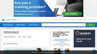 ITOnlineLearning - Accredited IT courses ... - Findcourses.co.uk
