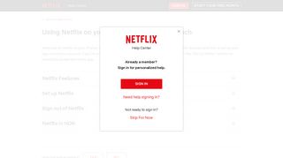 Using Netflix on your iPhone, iPad, or iPod touch - Netflix Help Center