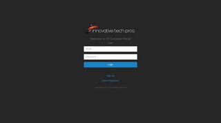 ITP Customer Portal | Login