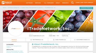 11 Customer Reviews & Customer References of iTradeNetwork, Inc ...