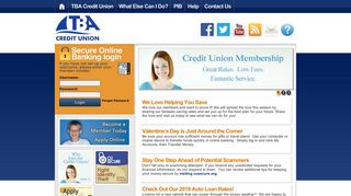 TBA Credit Union | Online Banking Community