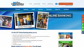Fox Communities Credit Union Online Banking | It's Me 247 Online ...