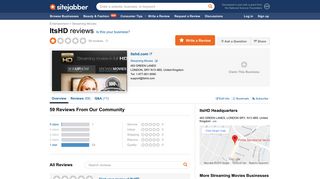ItsHD Reviews - 59 Reviews of Itshd.com | Sitejabber