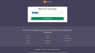 Login: Select your site to access itslearning for your school