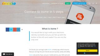 Connect to itsme in five simple steps to log in easily on Doccle | Doccle