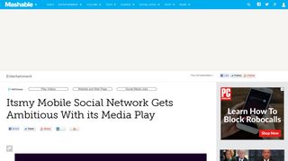 Itsmy Mobile Social Network Gets Ambitious With its Media Play