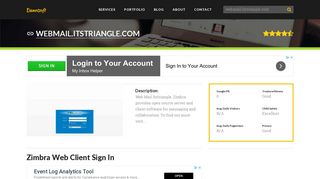 Welcome to Webmail.itstriangle.com - Zimbra Web Client Sign In