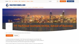 ITT Technical Institute Online, School of Business in USA